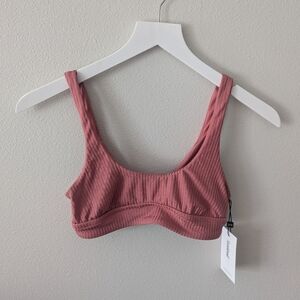 Vitamin A Sienna Tank Bikini Top Small NWT